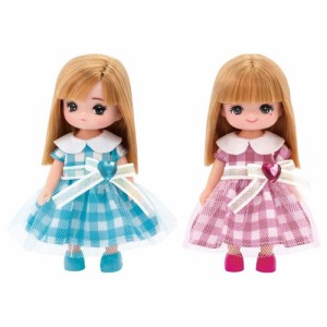 リカちゃん LD-21 ふたごのいもうと おちゃめなミキちゃん & LD-22 にっこりマキちゃん 2体セット 【家族 双子の妹 みきちゃん まきちゃ