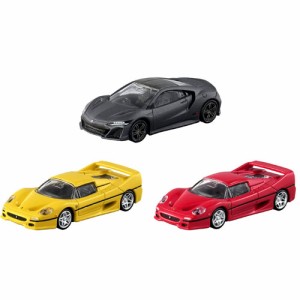 トミカプレミアム 3点セット (06 フェラーリ F50 初回版&通常版 + 32 ホンダ NSX Type S) 【2023年1月発売新製品 3点セット 自動車 ミニ