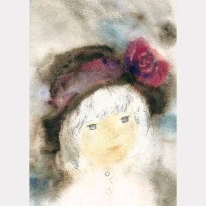 ジグソーパズル 500ピース いわさきちひろ バラ飾りの帽子の少女 500-505 【CHIHIRO ART MUSEUM アップルワン】