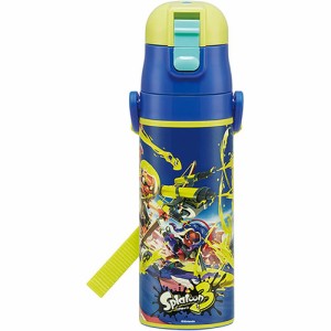 スプラトゥーン3 水筒 ロック付きワンプッシュダイレクトステンレスボトル 470ml SDC4 【真空二層構造 保冷ダイレクトボトル 任天堂 Spla