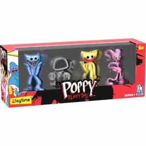 Poppy Playtime ポピープレイタイム フィギュア4体セット (公式ライセンス商品) 【国内正規流通品 ハギーワギー マミーロングレッグス ブ