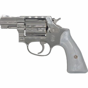 【送料無料！】タナカ 発火モデルガン S&W M36 チーフスペシャル 2インチ スクエアバット トラヴィス モデル ニッケルフィニッシュ バー