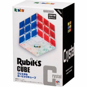 メガハウス クリスタルルービックキューブ (公式ライセンス商品) 【立体パズル クリアパーツ 透明 キューブパズル インテリア 置物 台座 