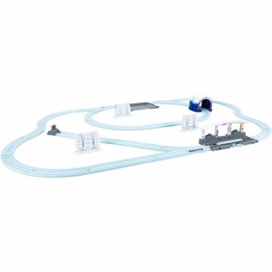 【送料無料！】プラレール 景色のカラーレールキット 〜雪と鉄道〜 【電車 雪景色 白 ホワイトレール 駅 情景 誕生日 クリスマス プレゼ