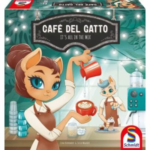 【送料無料！】ねこカフェ Cafe del Gatto ボードゲーム 日本語説明書付属 【シュミット ドイツ Schmidt社製 メビウスゲームズ ギフト プ