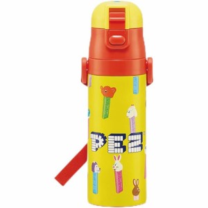 PEZ ペッツ 水筒 ロック付きワンプッシュダイレクトステンレスボトル 470ml SDC4 【直飲み ショルダーストラップ付き 保冷ダイレクトボト