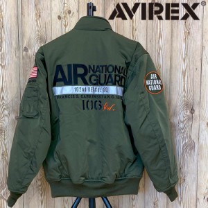 送料無料 AVIREX アヴィレックス NEWYORK A.N.G JACKET 106RW ニューヨーク エアーナショナルガード CWU ミリタリー ジャケット 中綿 783