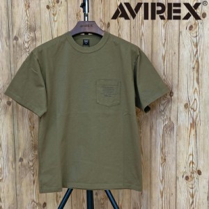 送料無料 AVIREX アヴィレックス MIL. STENCIL OFFICIAL LOGO 半袖Tシャツ メンズ ブランド おすすめ おしゃれ 通販 春 夏 服 ゆうパケ