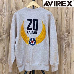 送料無料 AVIREX アヴィレックス AVIREX アヴィレックス CP CREW NECK SWEAT SAIPAN クルーネック スウェット トレーナー メンズ ブラン