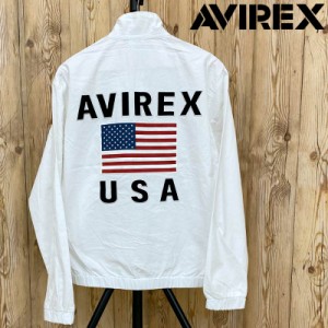 送料無料AVIREX アヴィレックス STAND FULL ZIP JACKET U.S. FLAG ジャケット アウター ブルゾン スタンドフルジップジャケット メンズ 