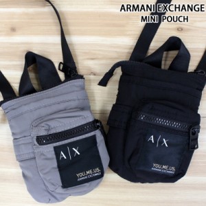 送料無料 ARMANI EXCHANGE アルマーニエクスチェンジ AX ミニポーチ ショルダー クロスボディバッグ 鞄 カバン バッグ メンズ ブランド 