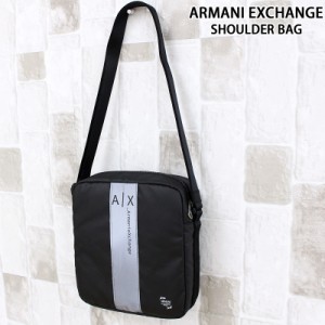 送料無料 ARMANI EXCHANGE アルマーニエクスチェンジ AX モノトーンバンド メッセンジャーバッグ  ショルダーバッグ 鞄 カバン バッグ メ