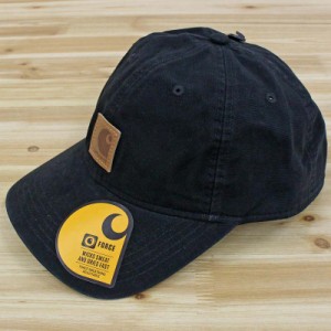 送料無料 Carhartt カーハート ベースボールキャップ コットン ストラップバック 野球帽 無地 綿100％ メンズ 帽子 男女兼用 男性用 女性