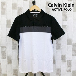 送料無料 Calvin Klein カルバンクライン CK アイコニック パイピング ブロック アクティブ ポロシャツ ss iconic piping blocked active