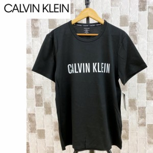 送料無料 Calvin Klein カルバンクライン CK ロゴプリント クルーネック 半袖Tシャツ 綿100％ コットン トップス メンズ ブランド ゆうパ