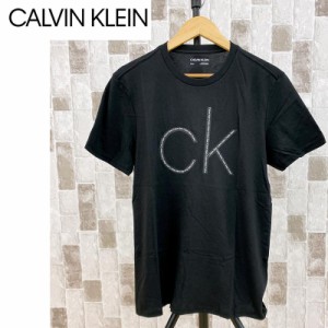 送料無料 Calvin Klein カルバンクライン CK スタックロゴクルーネックTシャツ 綿100％ コットン トップス メンズ ブランド ゆうパケ