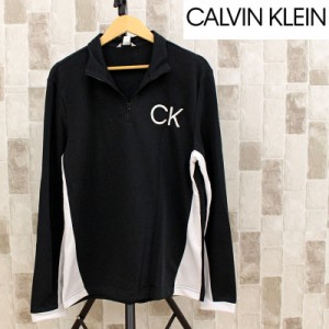 送料無料 Calvin Klein カルバンクライン CK モノグラム アイコニックスリーブ クルーネックスウェットシャツ MONOGRAM ICONIC SLEEVE CR