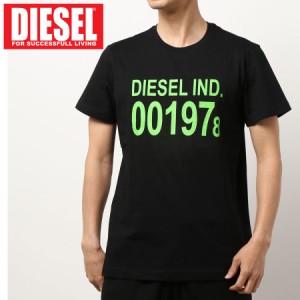 送料無料 DIESEL ディーゼル ロゴプリント クルーネック 半袖Tシャツ「T-DIEGO1978」 トップス 春 夏 おしゃれ おすすめ ゆうパケ