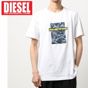 送料無料 DIESEL ディーゼル  ロゴプリント クルーネック 半袖Tシャツ「T-JUSTBNAVI」メンズ トップス 春 夏 おしゃれ おすすめ ゆうパケ