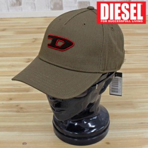 送料無料 DIESEL ディーゼル キャップ 帽子 ベースボールキャップ Dワッペン メンズ レディース ユニセックス ロゴ 刺繍 インポートブラ
