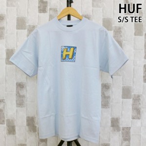 送料無料 HUF ハフ トレスパス ショートスリーブTシャツ TRESSPASS S/S TEE クルーネック ロゴ コットン トップス 半袖 メンズ ストリー