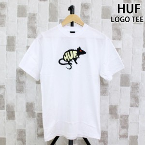 送料無料  HUF ハフ マンズベストフレンド 半袖Tシャツ MANS BEST FRIEND S/S TEE クルーネック ロゴ コットン トップス 半袖 メンズ ス