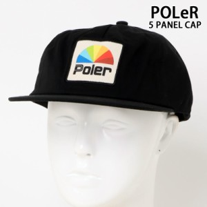 送料無料 POLeR ポーラー マウンテンレインボーハット 5パネル トーンハット キャップ POLER TONE HAT 帽子 キャップ メンズ　レディース
