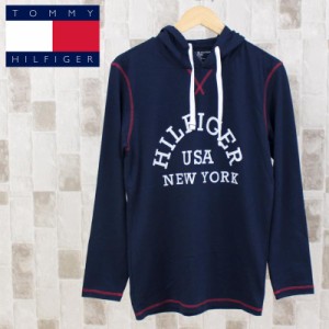 送料無料 TOMMY HILFIGER トミー ヒルフィガー カレッジロゴ プルオーバーTeeパーカー 09T4091 トップス