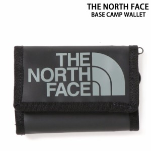 送料無料 THE NORTH FACE ザ ノースフェイス 3つ折りベースキャンプウォレット 三つ折り財布 ミニウォレット ロゴ ベルクロ「BASE CAMP W