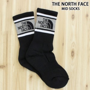 送料無料 THE NORTH FACE ザ ノースフェイス ライン入りミッドソックス MID SOCKS White Label Korea Line 靴下 メンズ レディース ユニ