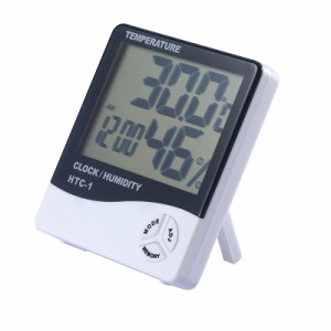 デジタル時計 電子時計 デジタルクロック 置時計 温度計 湿度計 アラーム 目覚まし時計 多機能 大画面 デジタル表示 