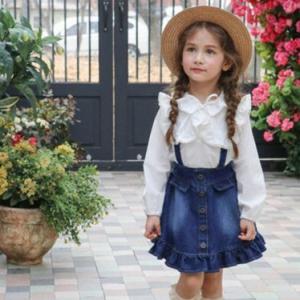 デニムサロペットスカート デニムワンピース フレアスカート ミニスカート 子供服 女の子 女児 キッズ 小の通販はau Pay マーケット プラスナオ 商品ロットナンバー