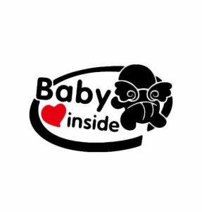 カーステッカー カッティングステッカー ボディステッカー 赤ちゃんが乗っています ベビーインサイド BABY INSIDE 全車