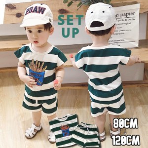 セットアップ 上下セット 2点セット キッズ 男の子 女の子 子ども 半袖 Tシャツ トップス ボトムス ショートパンツ 短パン