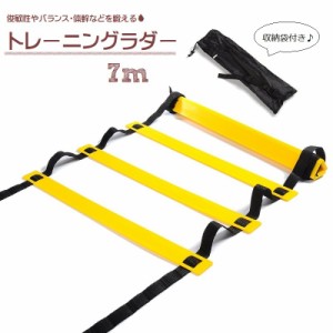 トレーニングラダー スポーツ用品 7m プレート14枚 収納袋付 練習 器具 スピードラダー アジリティラダー トレーニング ス