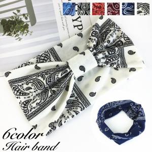 バンダナ柄 ヘアアクセの通販 Au Pay マーケット