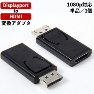 ディスプレイポート変換アダプタ Displayport to HDMI TypeA 1920×1080 DP フルHD Full