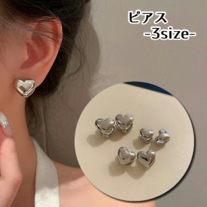 ピアス クリップタイプ アクセサリー レディース 女性用 ファッション小物 耳飾り ハート シンプル ぷっくり おしゃれ かわい