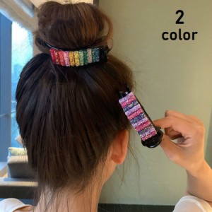 TOCCA トッカ フラワー ドロップ バンスクリップ ヘアクリップ ピンク