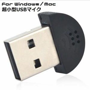 USBマイク 超小型 ミニ 携帯便利 パソコン ノートPC デスクトップ ラップトップ Windows Mac SKYPE MS
