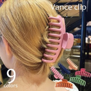 バンスクリップ ヘアクリップ ヘアアクセサリー レディース 髪留め まとめ髪 無造作 ヘアアレンジ 大きめ 11cm ヘアアクセ