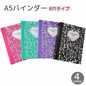 バインダー A5サイズ 6穴 カード ポラロイド トレカケース 収納 ホルダー ファイル スクラップブック コレクトブック かわ