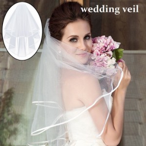 ウエディングベール レディース 女性 婦人 ウエディング小物 ブライダル用品 服飾小物 頭飾り コーム付き シンプル 結婚式 花