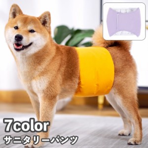 ペット用サニタリーパンツ ショーツ マナーパンツ 犬 ドッグ 猫 キャット 吸水 マジックテープ 防水 無地 シンプル ペット用