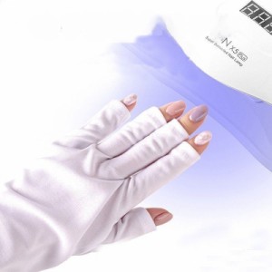 UVカット手袋 UV ネイル 日焼け止め手袋 レディース 女性用 グローブ 指出し 手袋 ネイル用品 指ケア 紫外線対策 日焼け