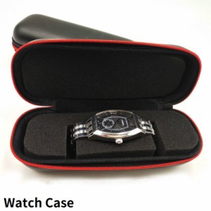 腕時計ケース ウォッチボックス 1本収納用 耐衝撃 防水 防塵 持ち運び 携帯 保管 コレクション 旅行 出張 軽量 シンプル