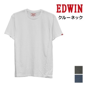 EDWIN エドウィン クルーネックTシャツ 半袖丸首 アズ as | 半袖 カットソー インナー tシャツ クルーネック 紳士肌着 メンズティーシャ