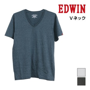 EDWIN エドウィン VネックTシャツ 半袖V首 アズ as | 半袖 カットソー インナー tシャツ vネック 紳士肌着 メンズティーシャツ メンズ 紳