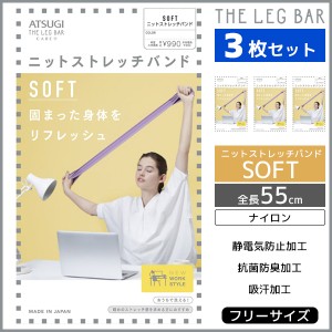 3枚セット ATSUGI THE LEG BAR アツギザレッグバー ニットストレッチバンド ソフトタイプ アツギ ATSUGI | ストレッチバンド ストレッチ 