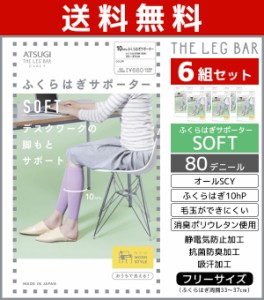 送料無料6組セット ATSUGI THE LEG BAR アツギザレッグバー ふくらはぎサポーター ソフトタイプ アツギ ATSUGI | レディース レディス ふ